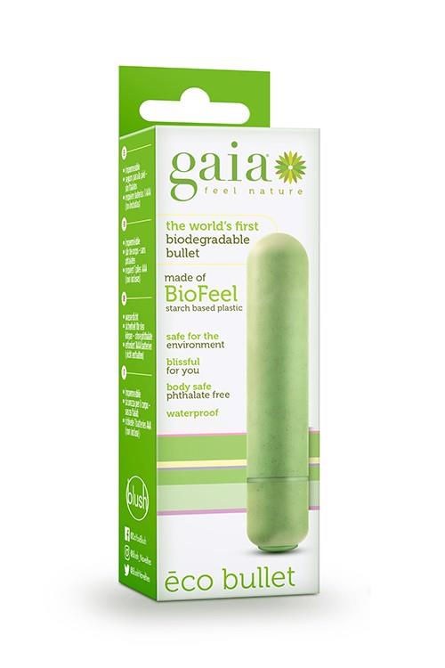 Blush Gaia Eco Bullet · minivibrátor z bioplastu, zelená