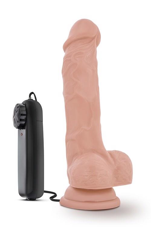 Blush Dr. Skin Dr. Tim 7.5 Inch Vibrating Cock · realistický vibrátor s přísavkou