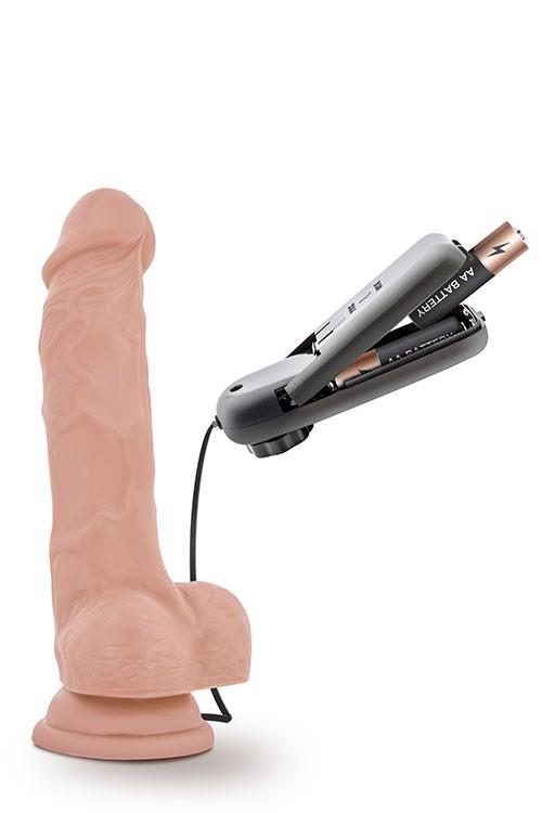Blush Dr. Skin Dr. Tim 7.5 Inch Vibrating Cock · realistický vibrátor s přísavkou