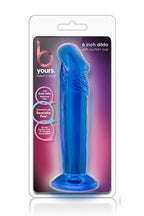 Blush B Yours Sweet n Small 6'' · realistické dildo s přísavkou, modrá