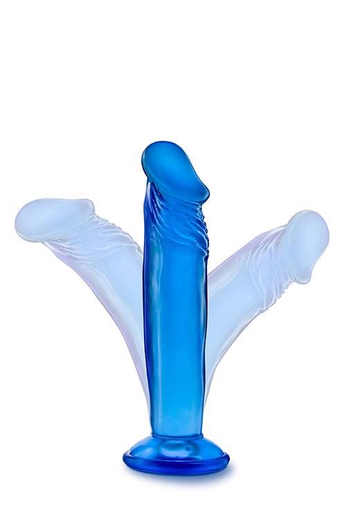 Blush B Yours Sweet n Small 6'' · realistické dildo s přísavkou, modrá