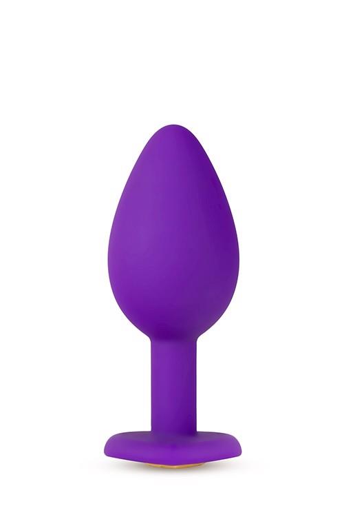 Blush Temptasia Bling Plug Small · anální kolík se šperkem · fialový