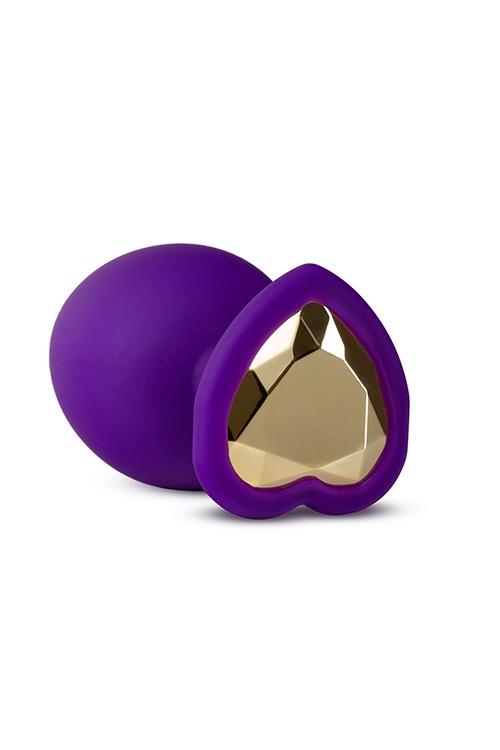 Blush Temptasia Bling Plug Small · anální kolík se šperkem · fialový
