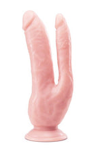 Blush Dr. Skin 8 Inch DP Cock · dvojité dildo s přísavkou