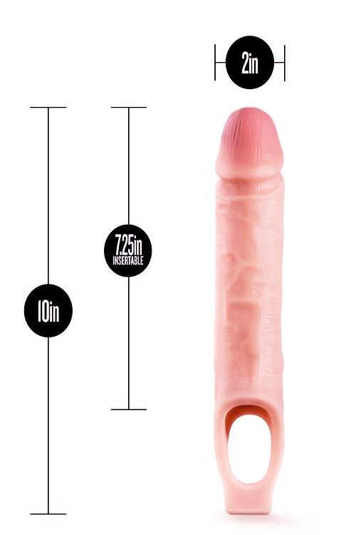 Blush Performance 10 Inch Cock Sheath · prodlužovací návlek na penis