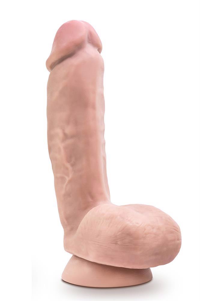 Blush Dr. Skin Glide 8.5 Inch · samolubrikační dildo s varlaty a přísavkou