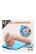 Blush Dr. Skin Glide 8.5 Inch · samolubrikační dildo s varlaty a přísavkou