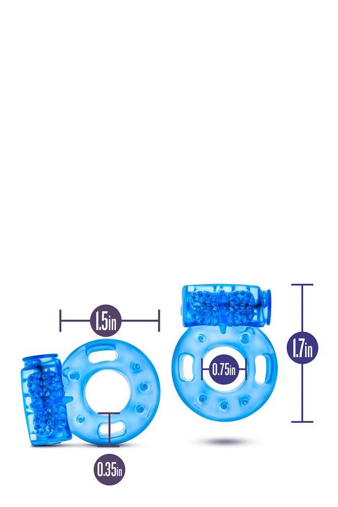 Blush Stay Hard Reusable Cock Ring · vibrační erekční kroužek