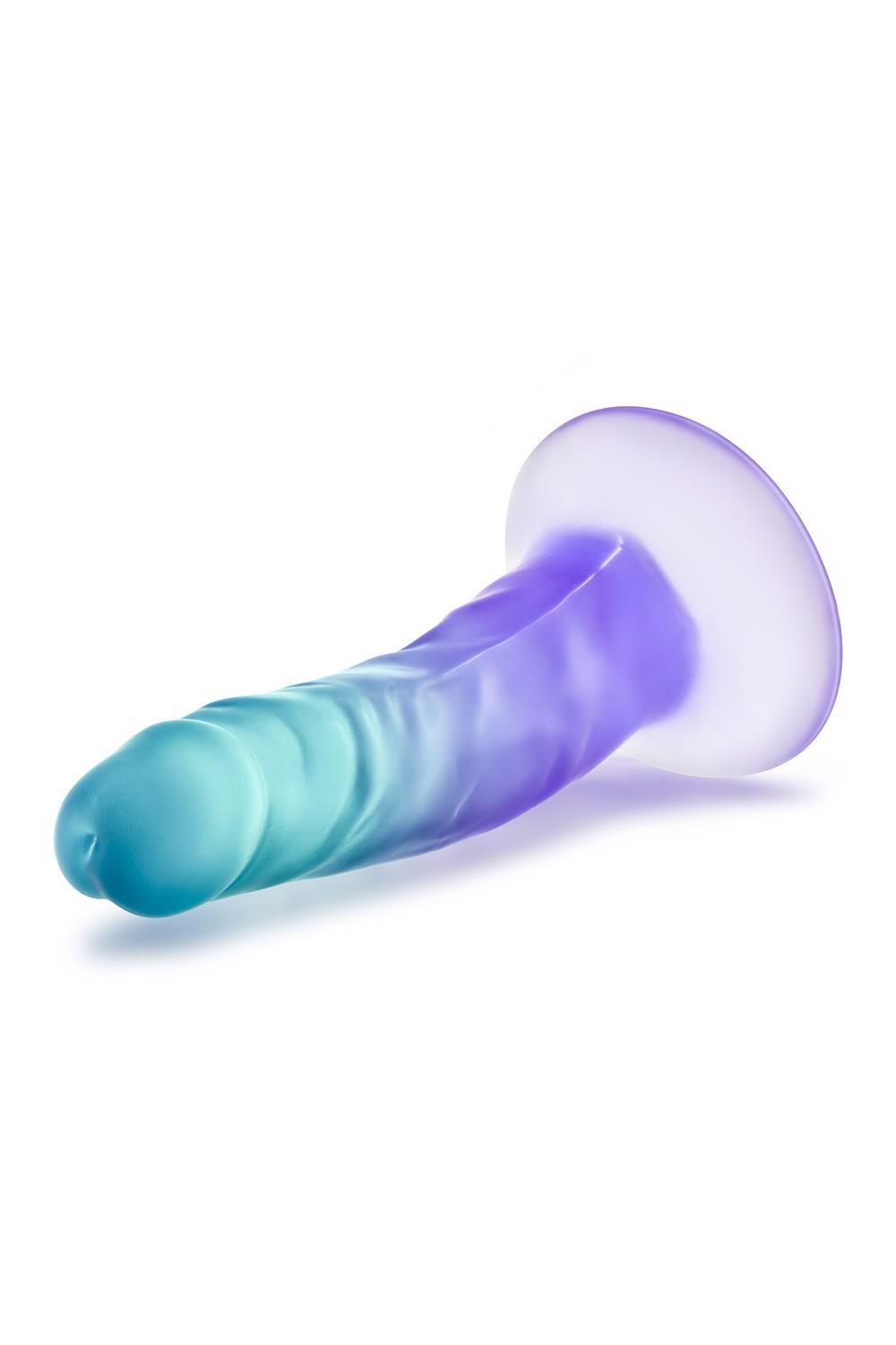 Blush B Yours Morning Dew 5 Inch Sapphire · realistické dildo s přísavkou