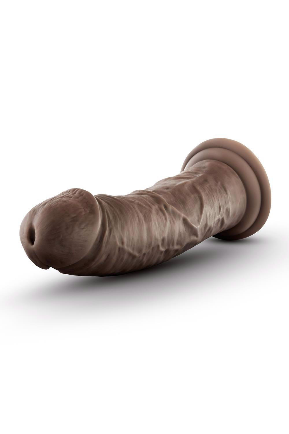 Blush Dr. Skin Silicone Dr. Shepherd 8 Inch Chocolate · silikonové realistické dildo