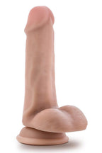 Blush Dr. Skin Dr. Jeffrey · realistické dildo s varlaty, 15,2 cm