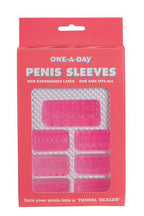 Seven Creations One a Day Penis Sleeves · tenké latexové návleky s výstupky