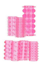 Seven Creations One a Day Penis Sleeves · tenké latexové návleky s výstupky