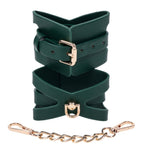 Sportsheets Indica Cutout Cuffs · pouta na zápěstí, zelená