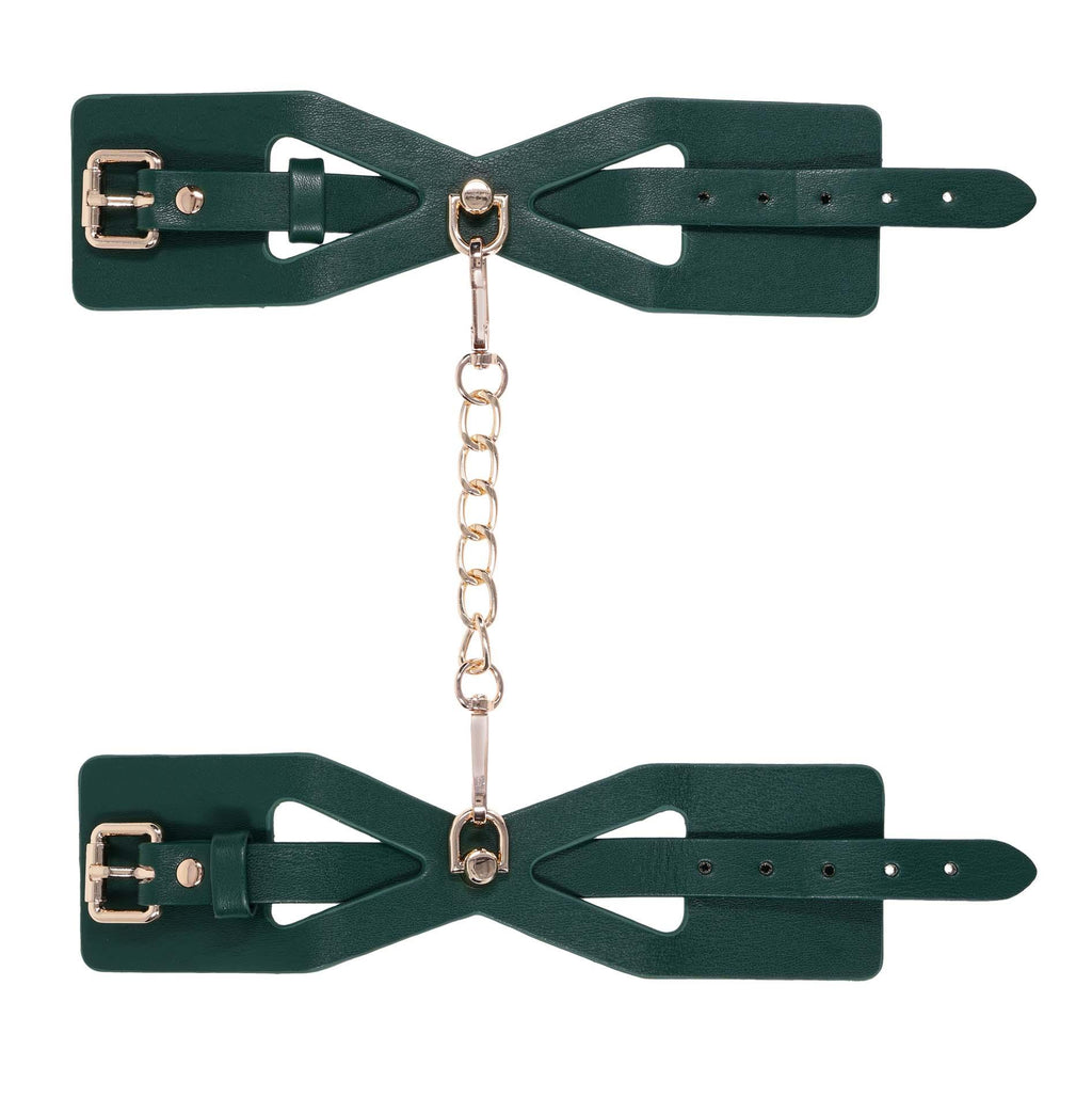 Sportsheets Indica Cutout Cuffs · pouta na zápěstí, zelená