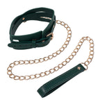 Sportsheets Indica Cutout Collar And Leash · obojek s vodítkem, zelený