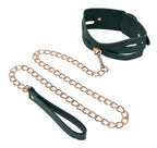 Sportsheets Indica Cutout Collar And Leash · obojek s vodítkem, zelený