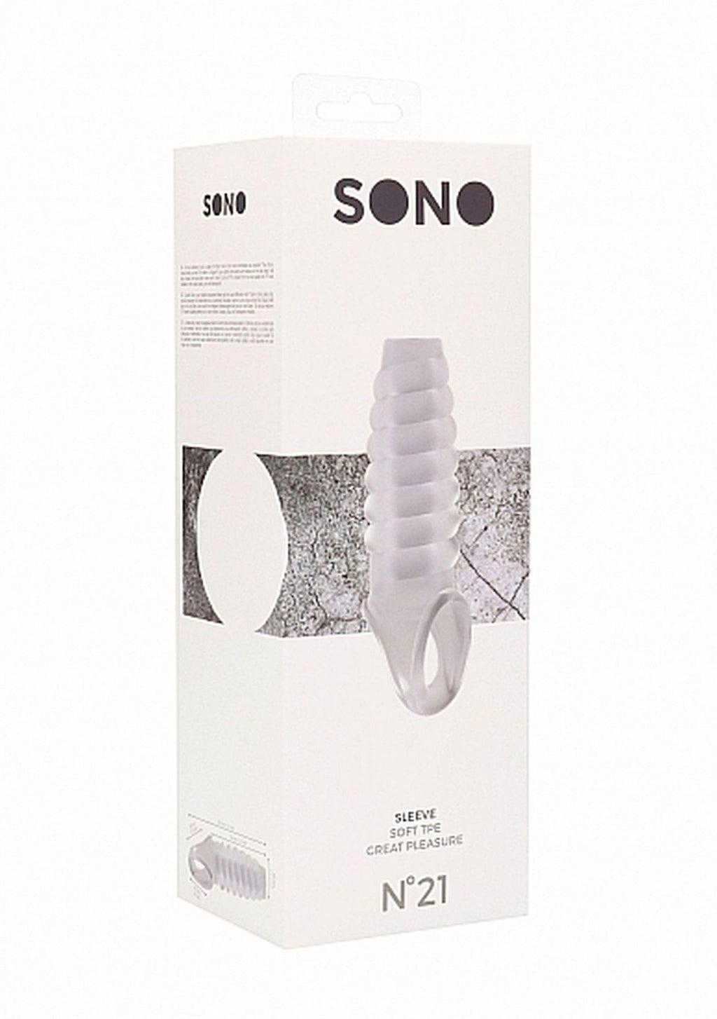 Sono No.21 Dong Extension · průhledný nástavec na penis