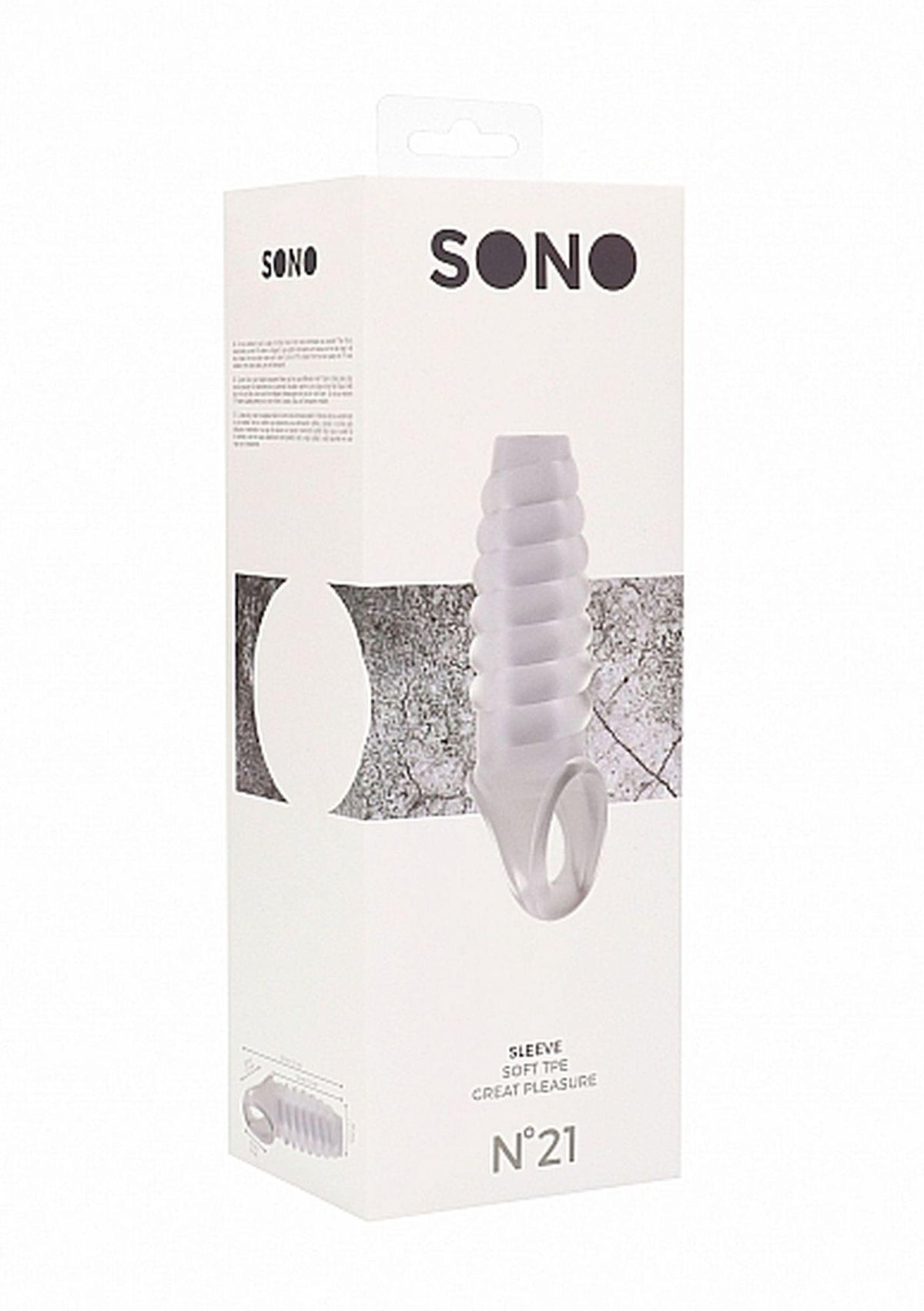 Sono No.21 Dong Extension · průhledný nástavec na penis