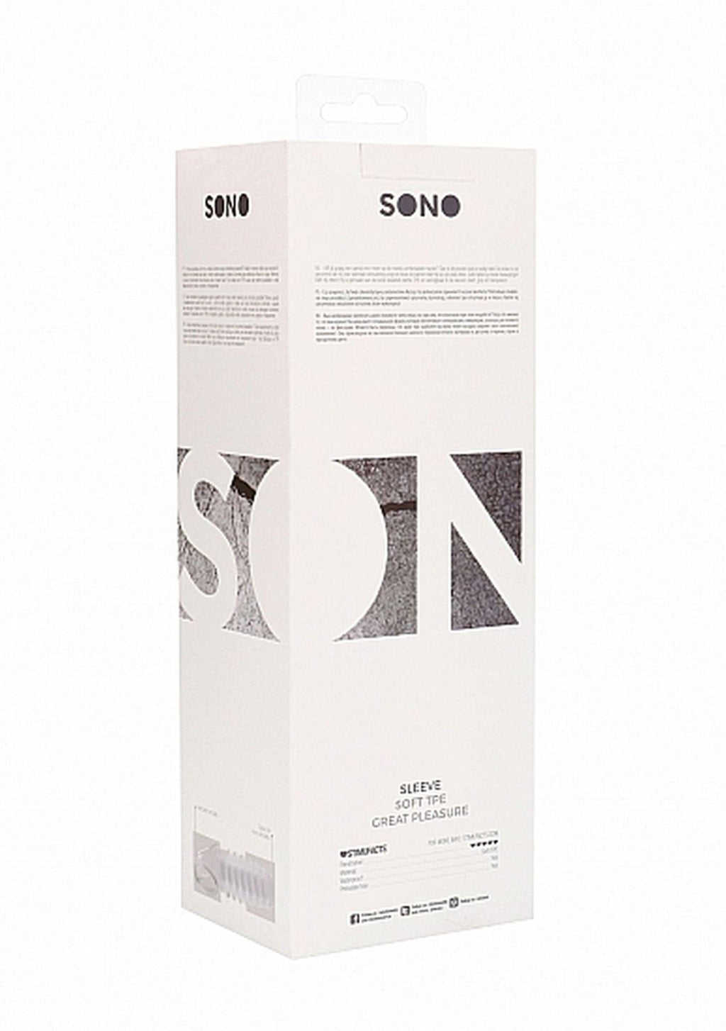 Sono No.21 Dong Extension · průhledný nástavec na penis