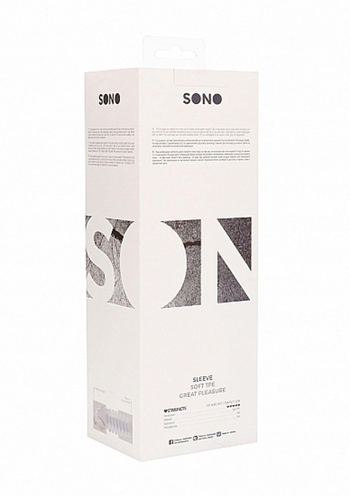 Sono No.21 Dong Extension · průhledný nástavec na penis