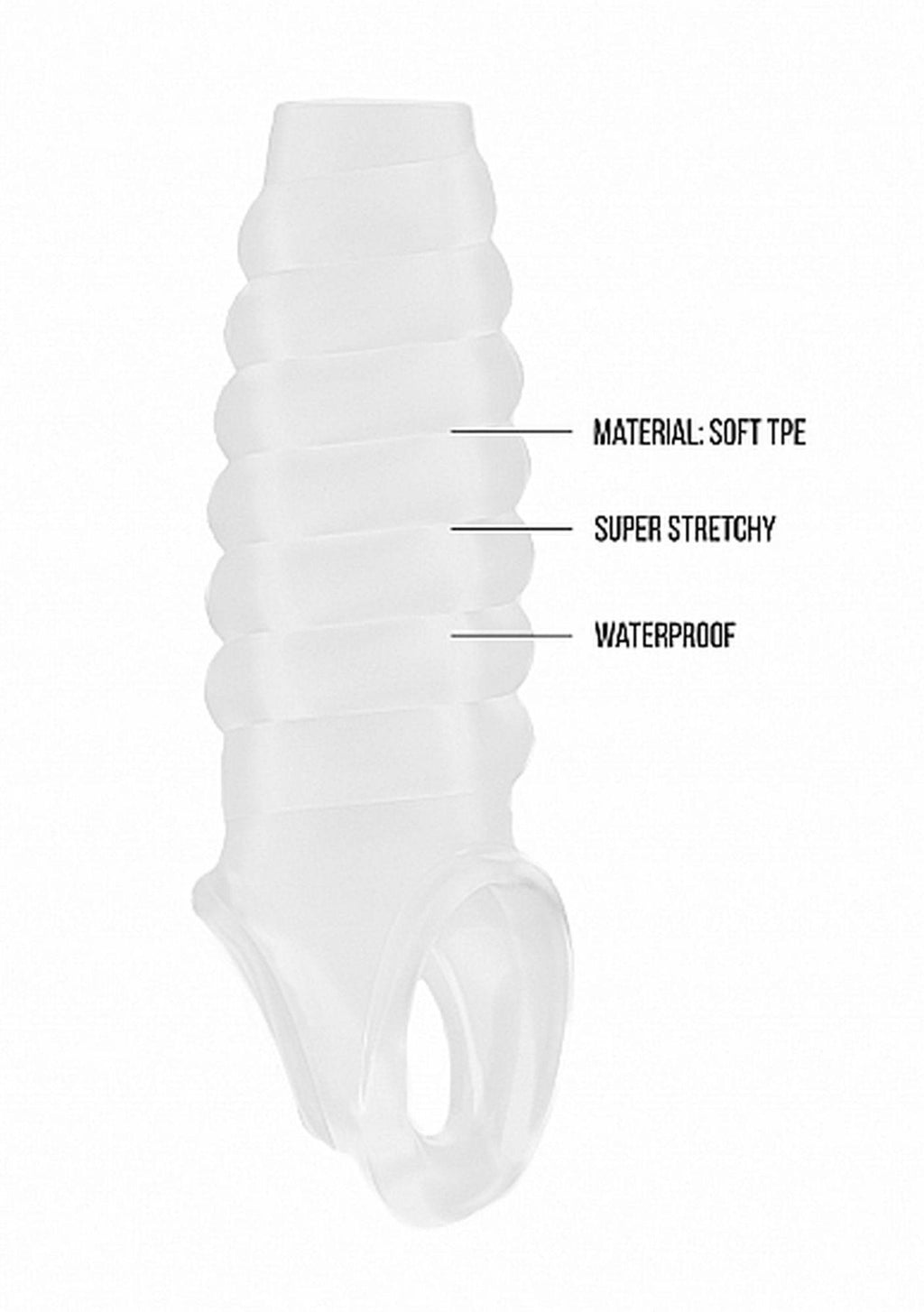 Sono No.21 Dong Extension · průhledný nástavec na penis
