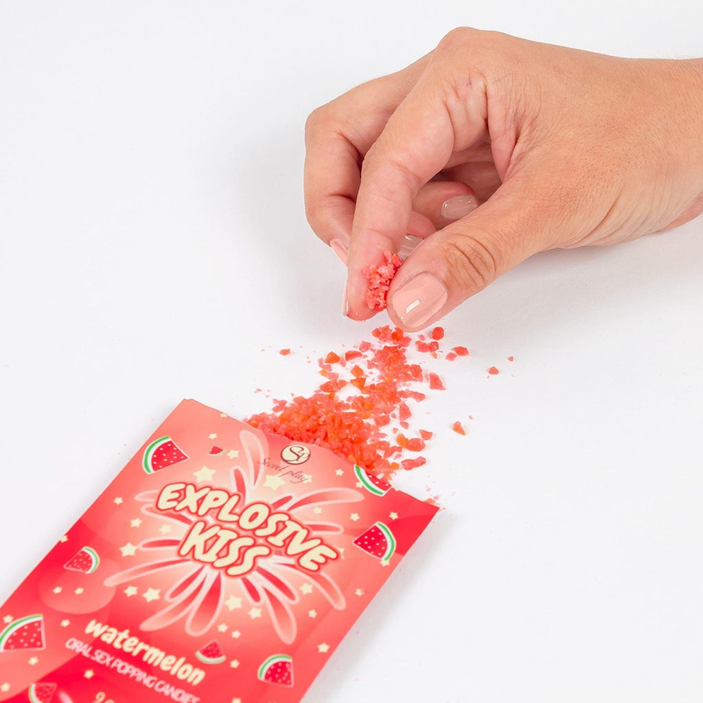 Secret Play Watermelon Popping Candies · šumivé bonbony s příchutí melounu