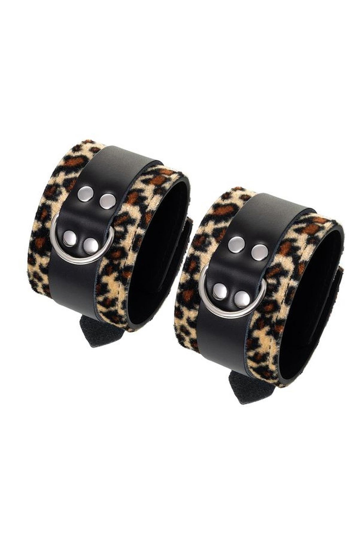 Anonymo handcuffs, PU leather, print, 19.5 cm
