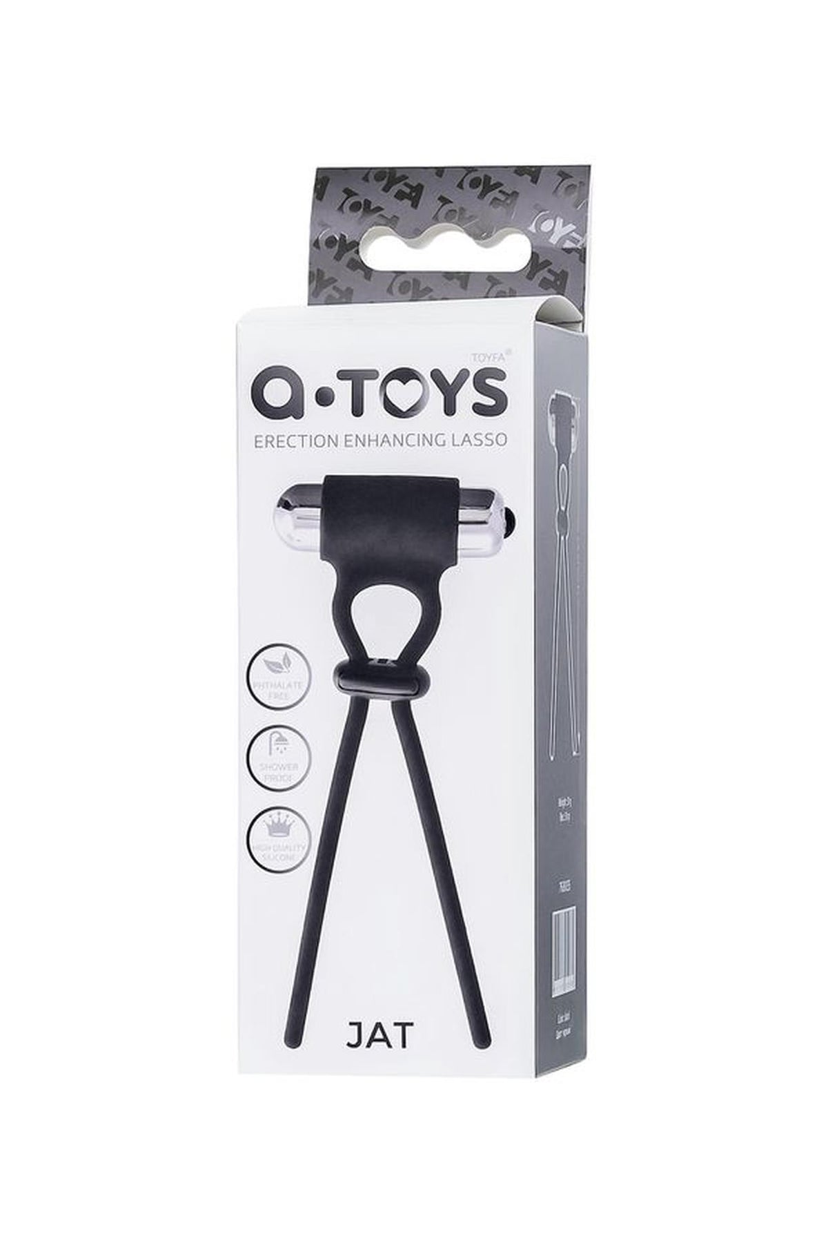 A-Toys Jat · vibrační lasso na penis, černé