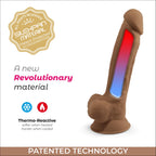 Silexd Model 1 · realistické dildo s přísavkou · karamelová