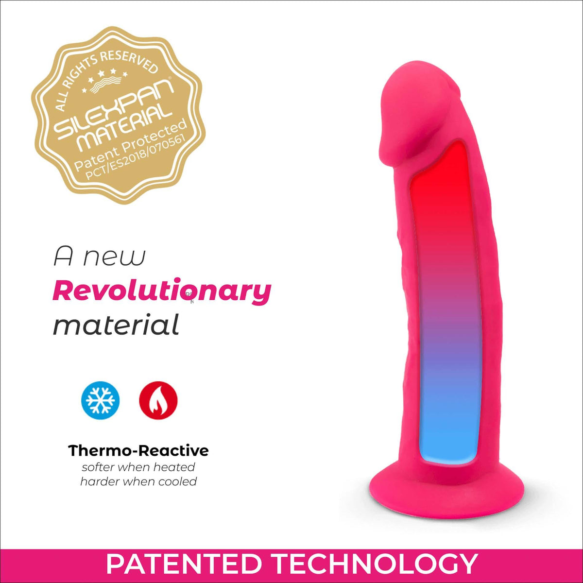 Dildo-SD.Model 2 (6"") PINK BOX