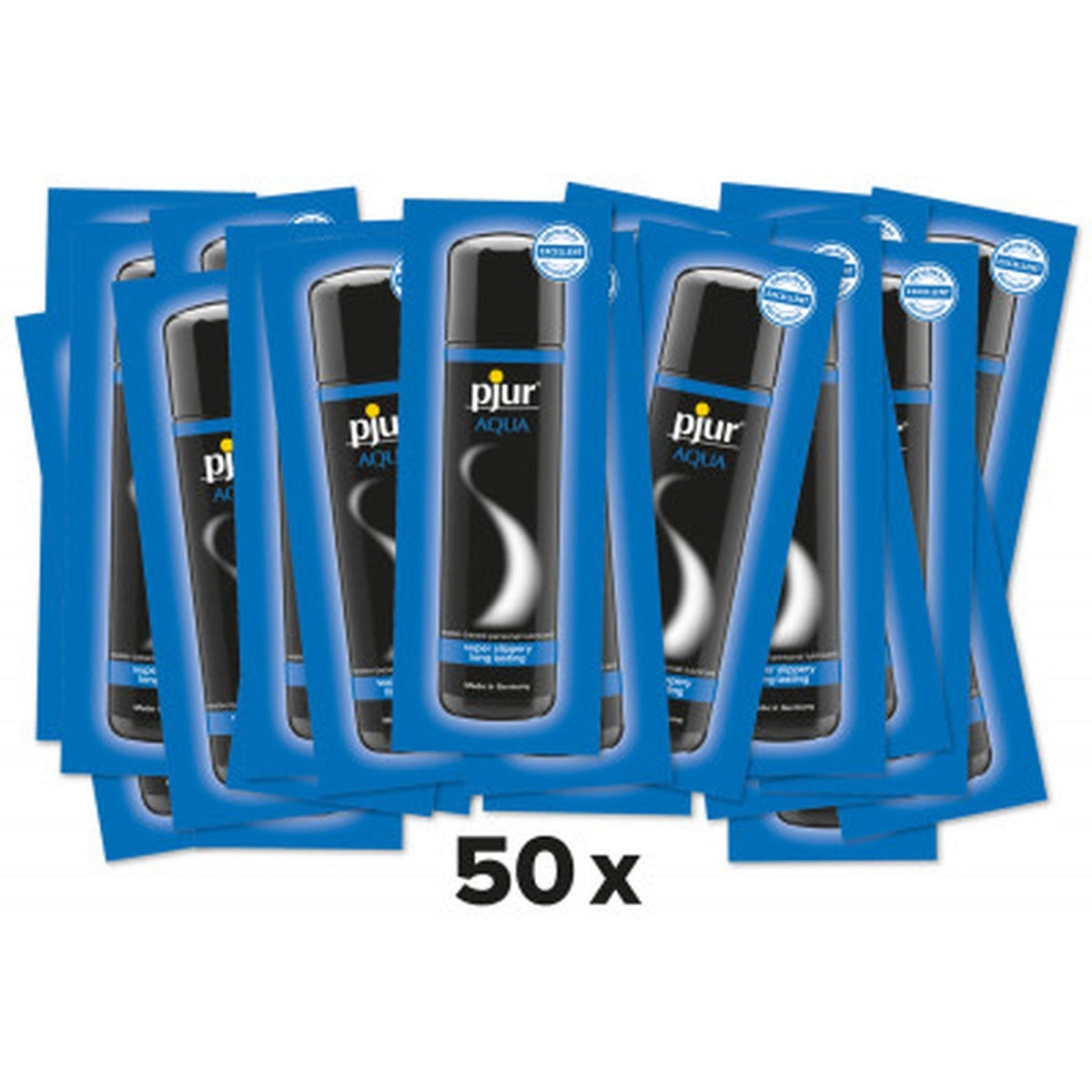 Pjur Aqua · lubrikační gel na vodní bázi v sáčcích 2 ml (50 ks)