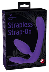 Strapless Strap-On Triple Teaser · připínací dildo bez postroje