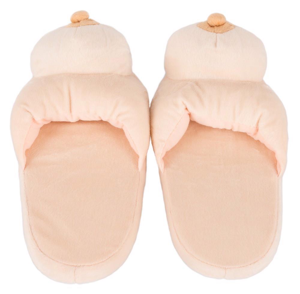 Boob Slippers · plyšové pantofle