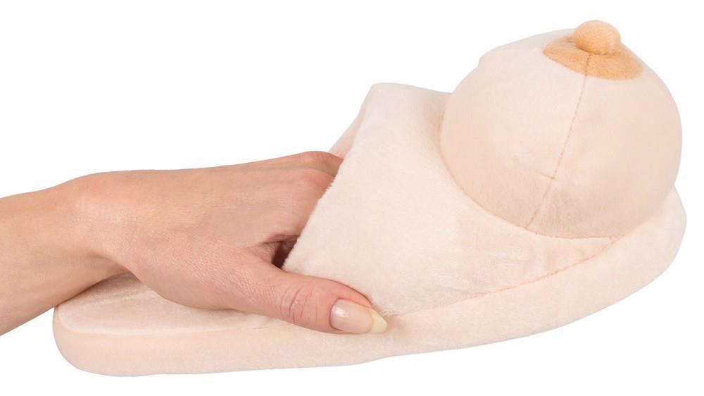 Boob Slippers · plyšové pantofle