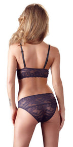Cottelli Bra Set · krajkový set podprsenky a kalhotek, vel. L