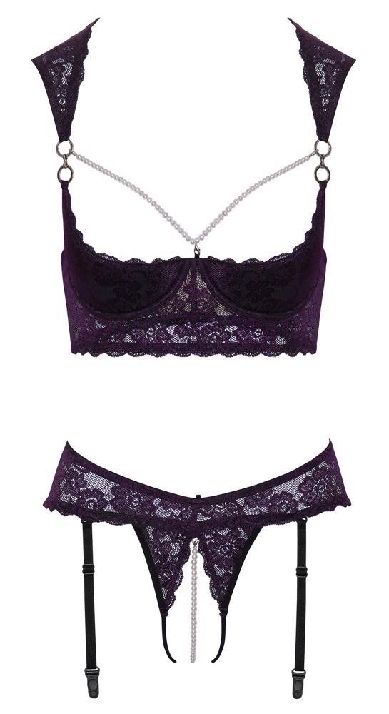 Shelf Bra Set Purple 75B/S