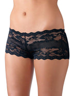 Cottelli Panties · krajkové kalhotky s mašlí vzadu, vel. S