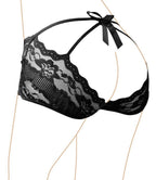Cottelli Panties · krajkové kalhotky s mašlí vzadu, vel. S