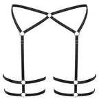 Cottelli Lingerie Suspender Belt · páskový podvazkový pás s kroužky