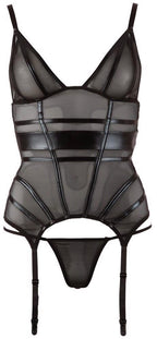 Cottelli Cami Suspender · podvazkový top se stringy, vel. L