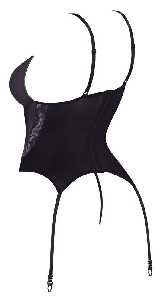 Cottelli Lingerie Basque · podvazkový korzet s tangy · vel. M