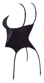 Cottelli Lingerie Basque · podvazkový korzet s tangy · vel. XL
