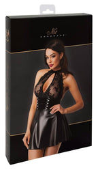 Noir Dress Lacing · minišaty se šněrováním v pase · vel. M