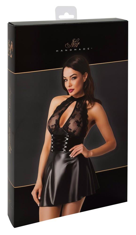 Noir Dress Lacing · minišaty se šněrováním v pase · vel. M
