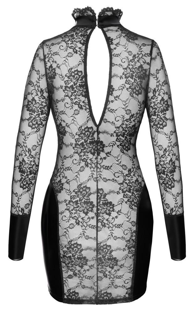 Noir Dress collar · krajkové minišaty · vel. M