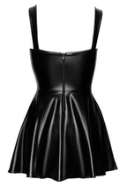 Noir Dress lacing · wetlook minišaty se šněrováním · vel. M