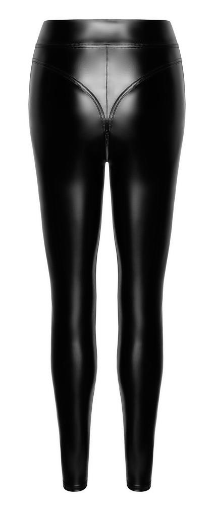 Noir Leggings · legíny z wetlooku s dlouhým zipem · vel. XL