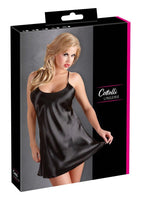 Cottelli Satin Chemise · saténová košilka černá, vel. M