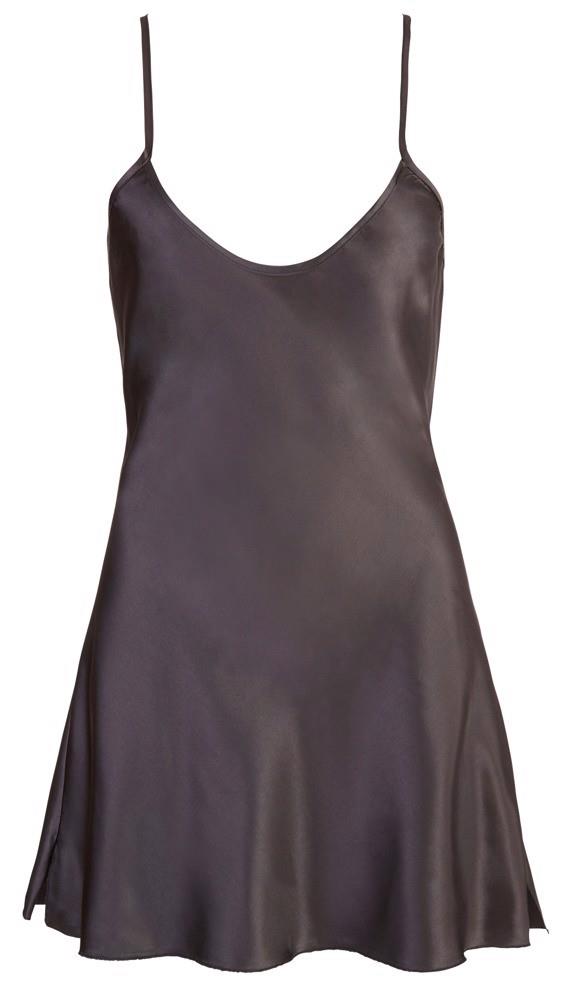 Cottelli Satin Chemise · saténová košilka černá, vel. M